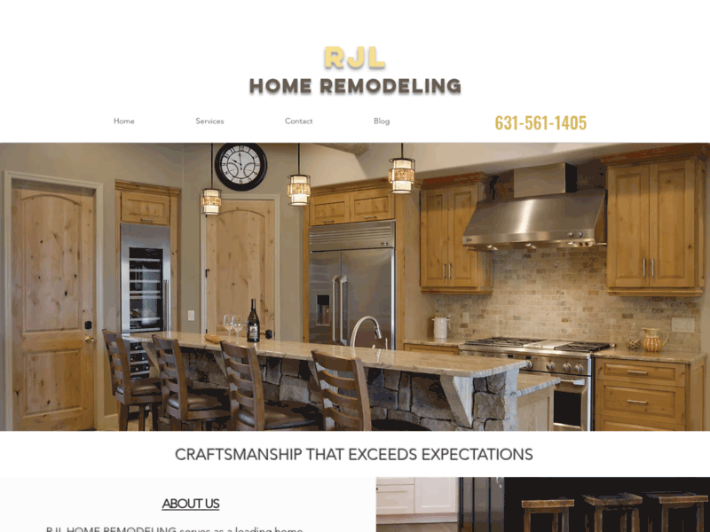 Site screenshot : Home Improvement Contractor | RJL Home Remodeling
