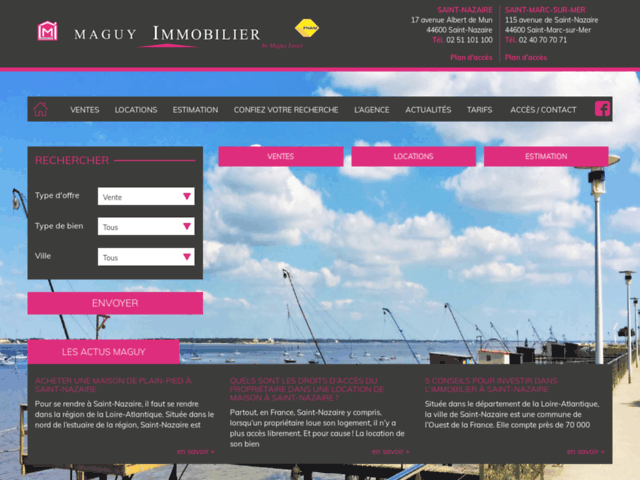 Saint-Nazaire Immobilier : agence Maguy Immobilier