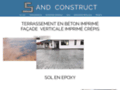 Détails : Sand Construct - Entreprise de terrassement extérieur en béton imprimé