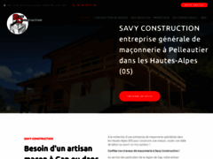 SAVY CONSTRUCTION: Maçon à PELLEAUTIER