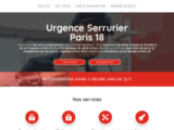 Urgence Serrurier Paris 18 - Artisan serrurier 75018 - Dépannage - Blindage