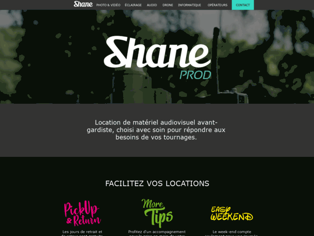 Shane Prod - Location de matériel Audiovisuel