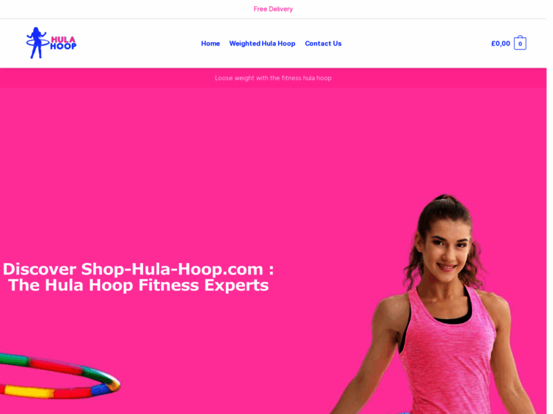 Site screenshot : Shop Hula Hoop