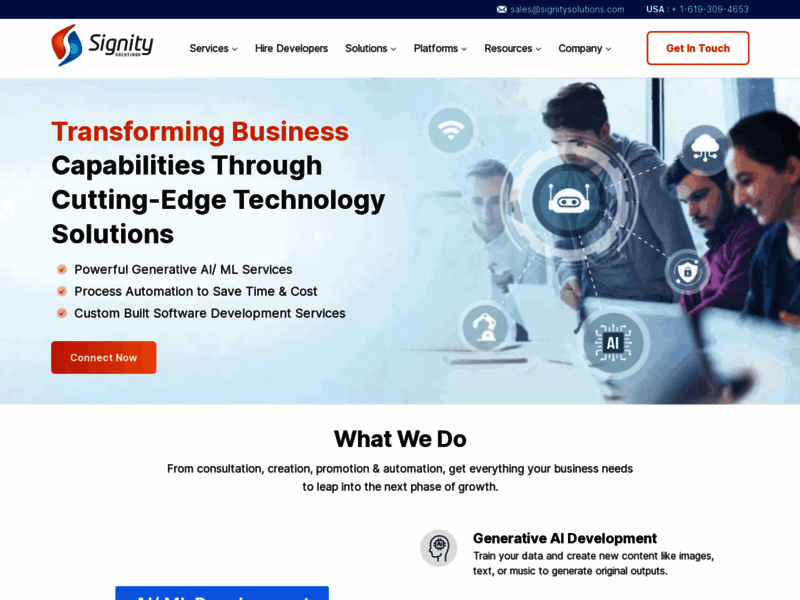 Website's screenshot : Robotic Process Automation - RPA Services