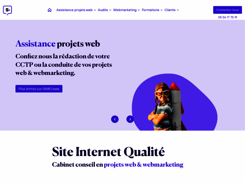 Site Internet Qualité - agence web et webmarketing