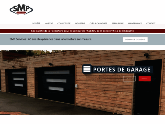 Détails : SMF Services : Porte de garage & portails 