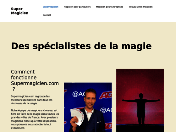 Votre magicien professionnel intervenant dans toute la France