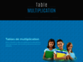 Détails :  Apprendre les tables de multiplications