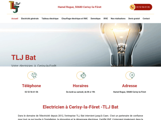 Installation de tableau électrique à Cerisy-la-Fôret, TLJ Bat