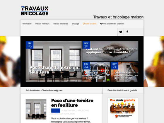 TravauxBricolage.fr | Travaux et bricolage maison