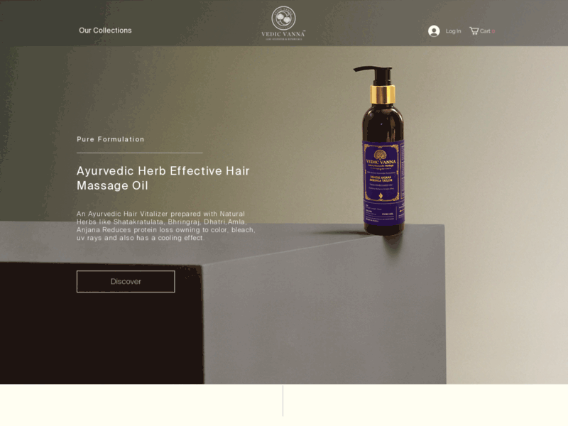 Screenshot du site : Vedic Vanna 12 in 1 Herbal Hair Oil Review