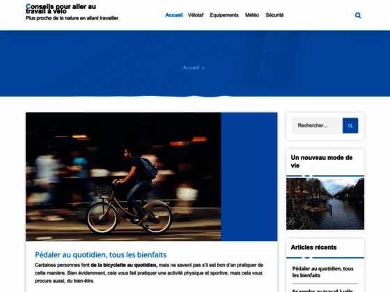 Blog sur le vélo