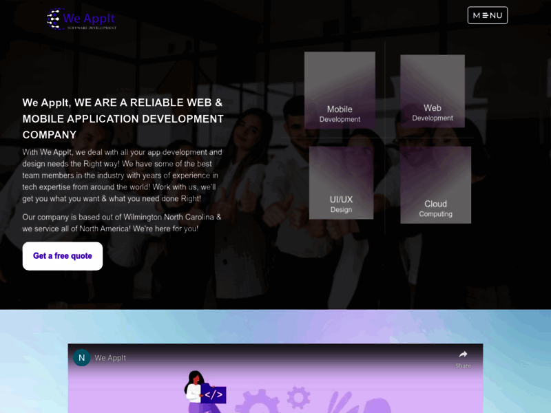 Website's screenshot : We AppIt Right