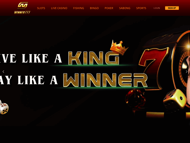 Website's screenshot : PAGCOR Licensed Online Gambling site for Filipino