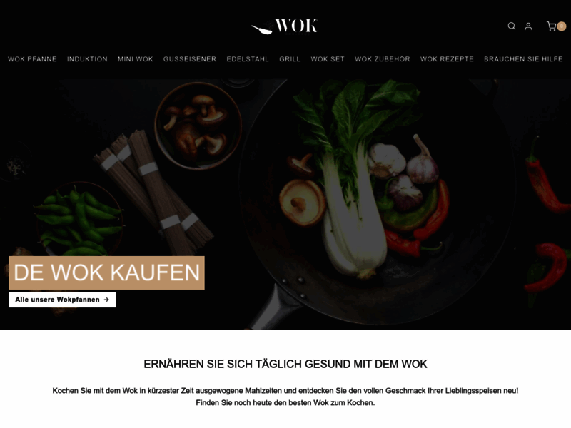 Site screenshot : Wok Haus - DE