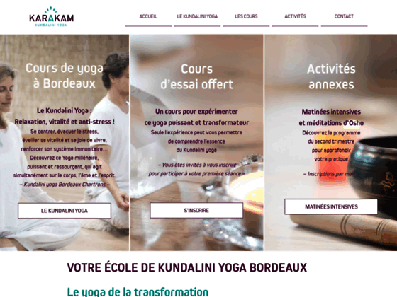yoga-bordeaux-karakam.fr: centre de Yoga