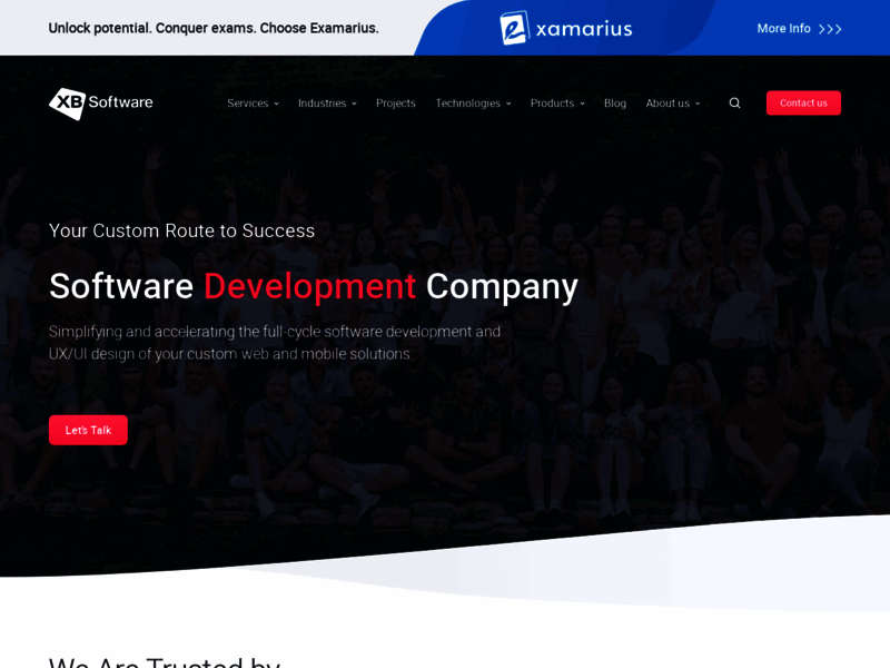Site screenshot : XB Software Ltd