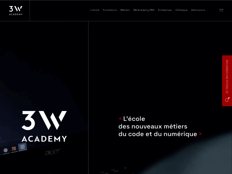 3W Academy - formation développeur web