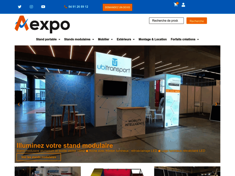 Albatros Expo : Matériel d'exposition
