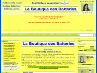 Détails : La Boutique des batteries