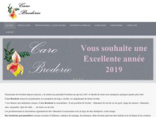Détails : Caro Broderie : Artisan brodeur : logo, entreprise, association, cadeau, etc dans l'Ain