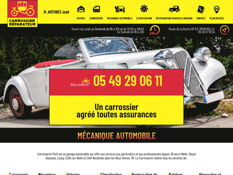 Carrosserie Petit, garage automobile