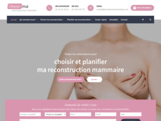 Reconstruction mammaire à Paris 