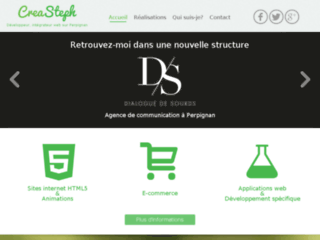 Détails : Développeur web à Perpignan CreaSteph
