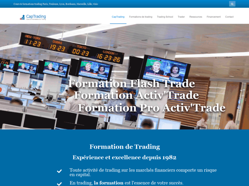 Formation Trading Paris - CapTrading