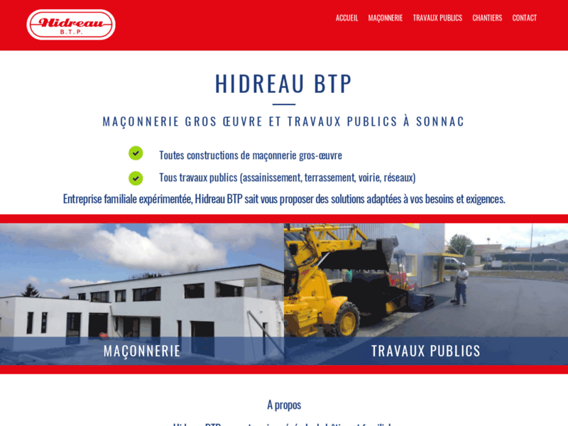 Hidreau BTP, entreprise générale du bâtiment à Sonnac
