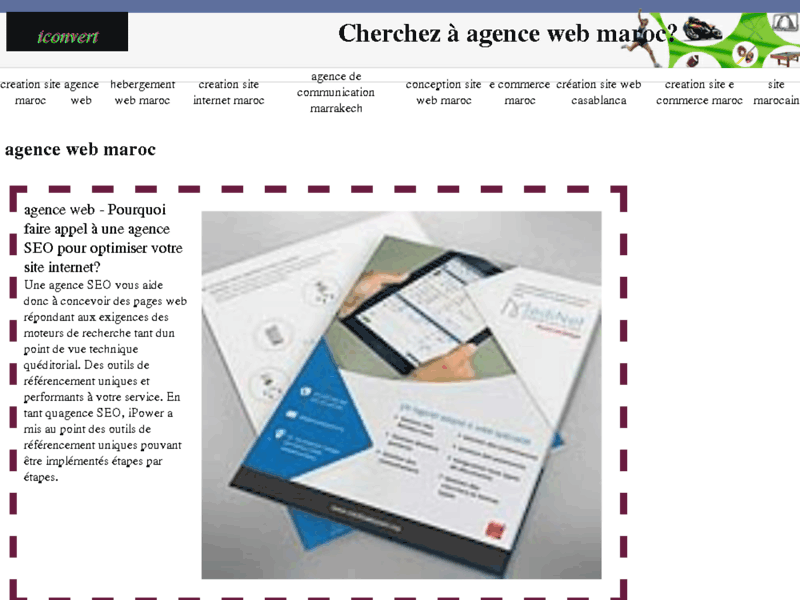 Iconvert Agence Web Marrakech