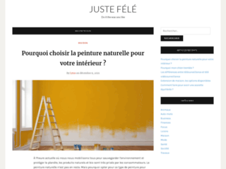 Le blog Juste Fait Le 