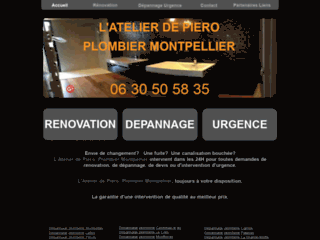 Détails : Plomberie Montpellier, L'atelier de Piero
