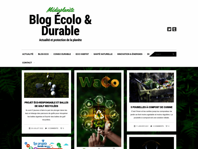 Blog ecolo et actualité écologique