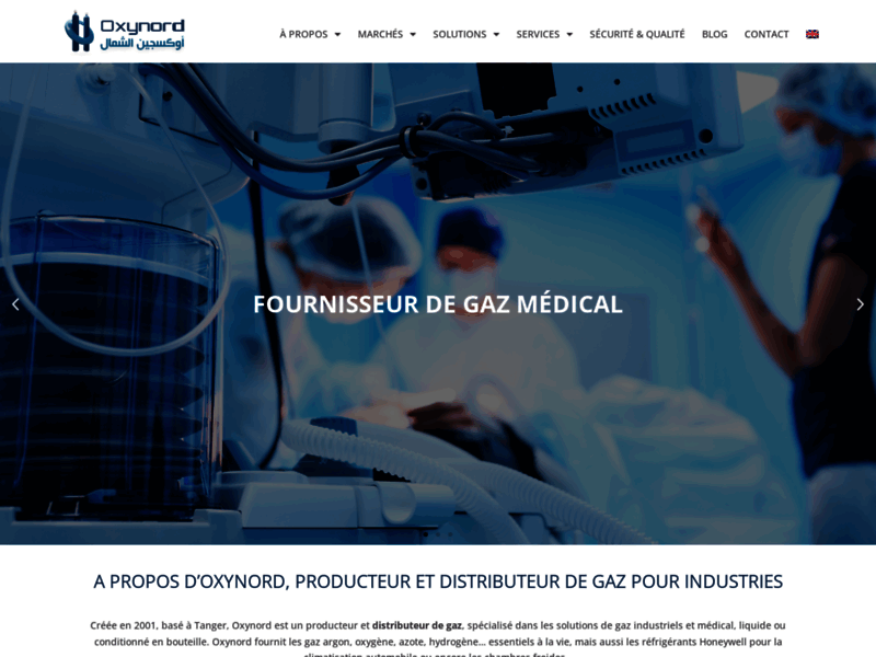 Oxynord, producteur et fournisseur de gaz au Maroc