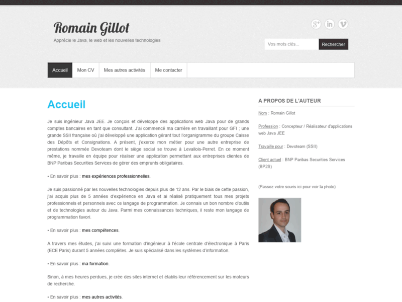 R. Gillot | Consultant Informatique