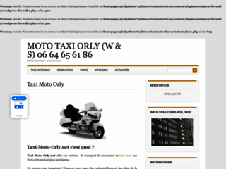 Taxi Moto Paris - Réservation Moto Taxi Paris