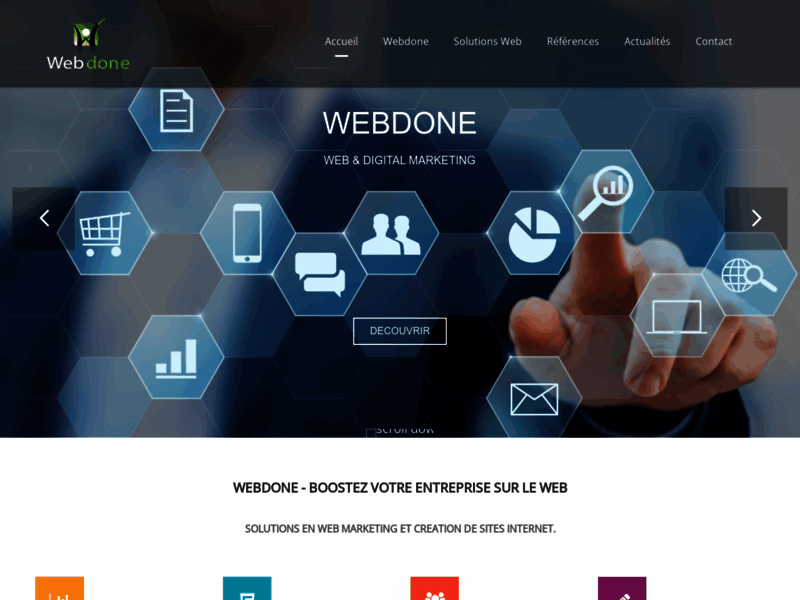 Webdone, création de site Internet