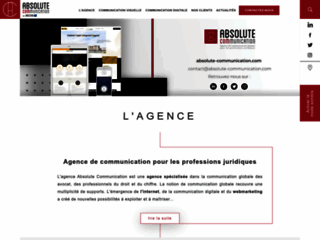 Détails : Création sites internet avocats - www.absolute-communication.com
