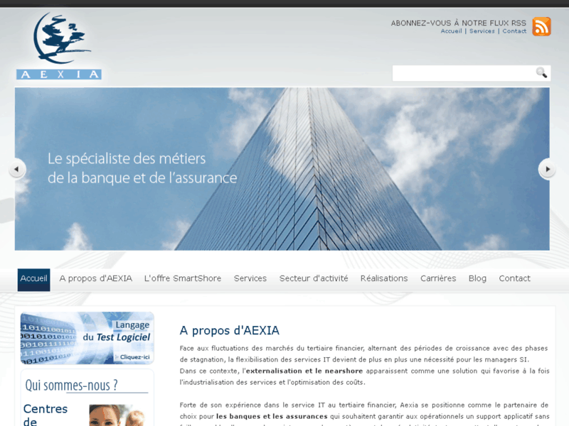 Aexia : nearshore assurance et banque