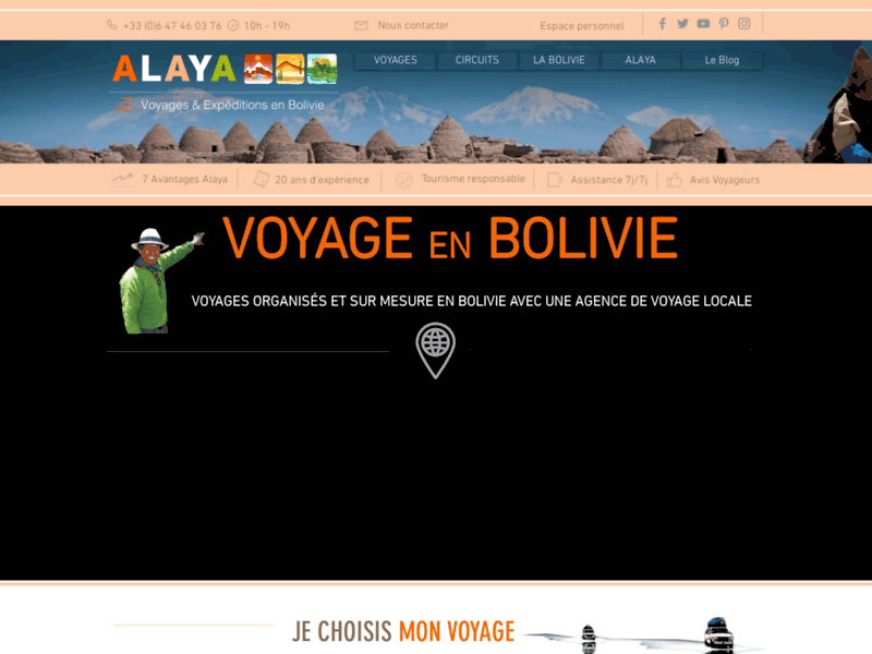 Alaya Bolivie : Agence de voyage Francophone en Bolivie trekking tourisme sur mesure 