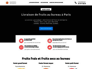 Détails : Fruits au bureau en livraison dans Paris - Alex & Alex