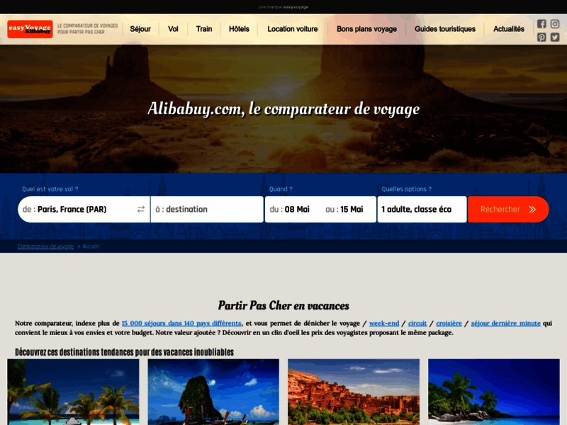 Alibabuy : comparateur de prix pour votre voyage
