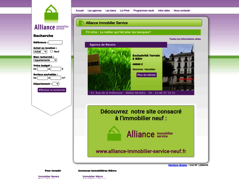 Agence Alliance Immobilier Service