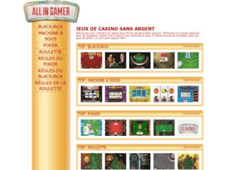 Détails : Allingamer - Site de jeux flash de casino gratuits sur Internet