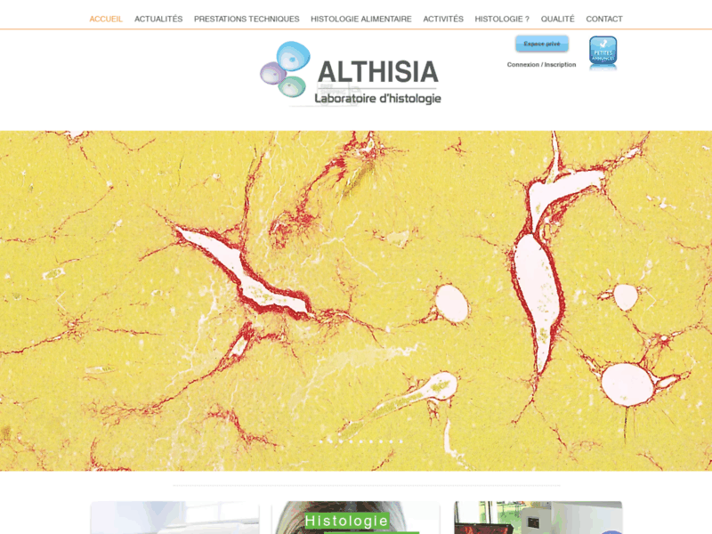ALTHISIA, laboratoire d'histologie, prestataires de services