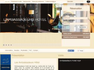 Détails : Les Ambassadeurs: hôtel pour séjours d'affaires en Tunisie