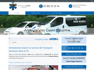 Détails : Ambulances Davril, votre expert en déplacements sanitaires à Yerres (91) 