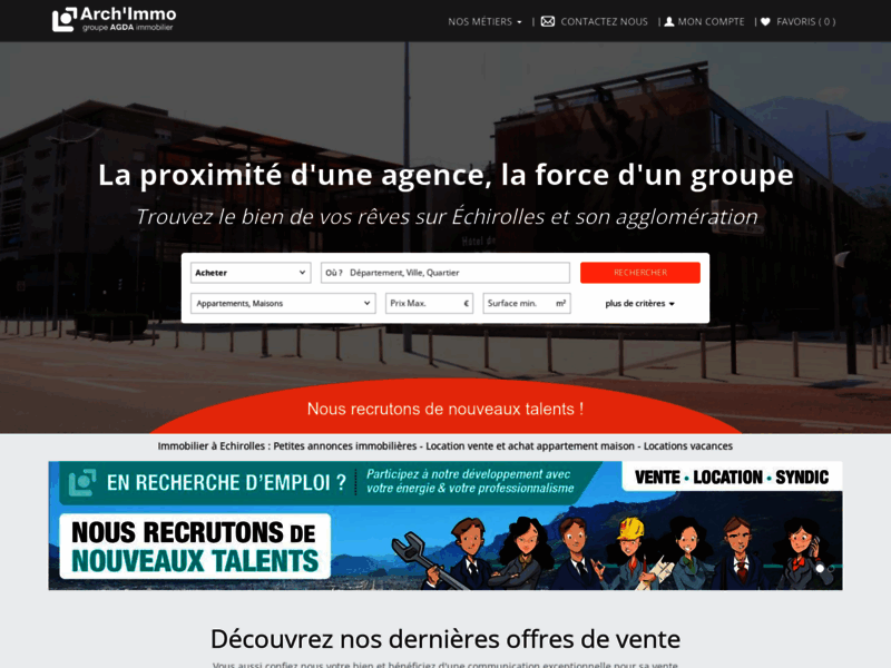 Agence immobiliere echirolles