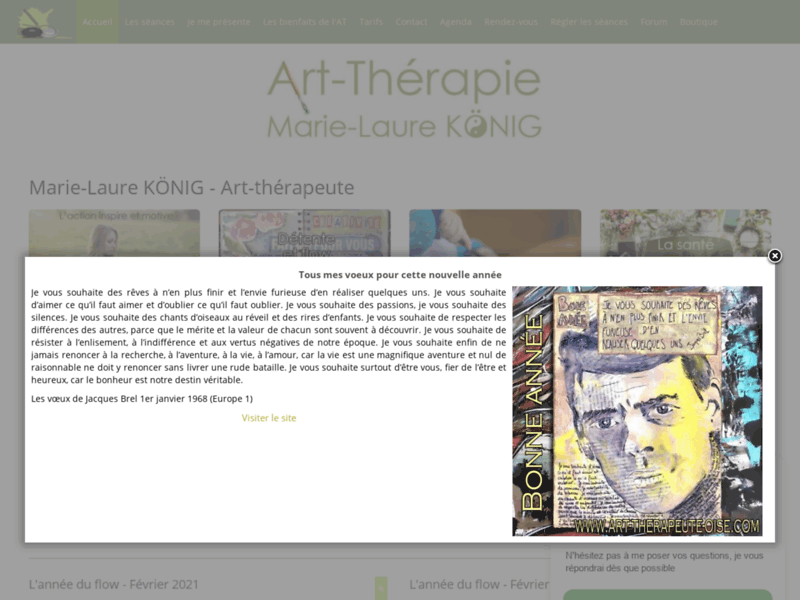 Marie-Laure KÖNIG - Art-thérapeute certifiée